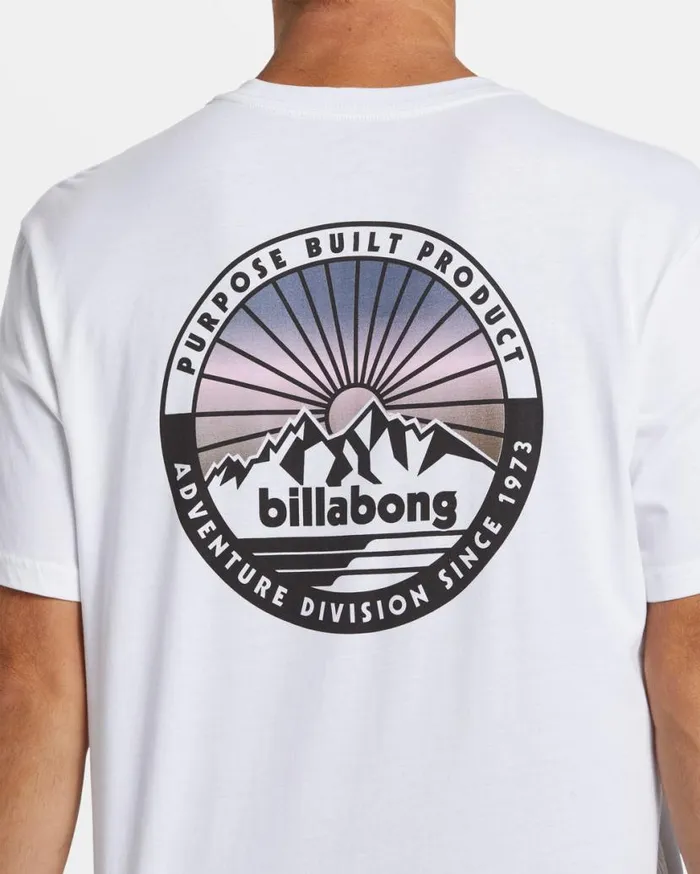 Men Billabong TShirts Rockies TShirt White Men Billabong TShirts Rockies TShirt White