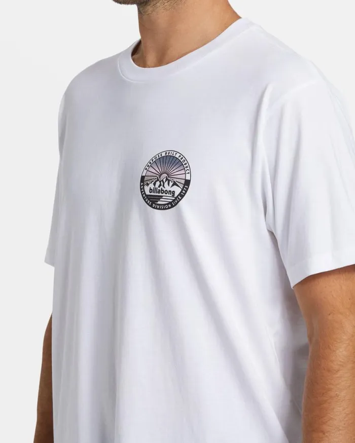 Men Billabong TShirts Rockies TShirt White Men Billabong TShirts Rockies TShirt White