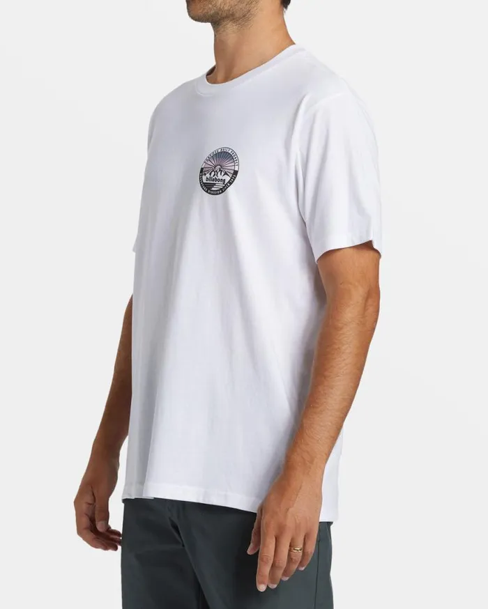 Men Billabong TShirts Rockies TShirt White Men Billabong TShirts Rockies TShirt White