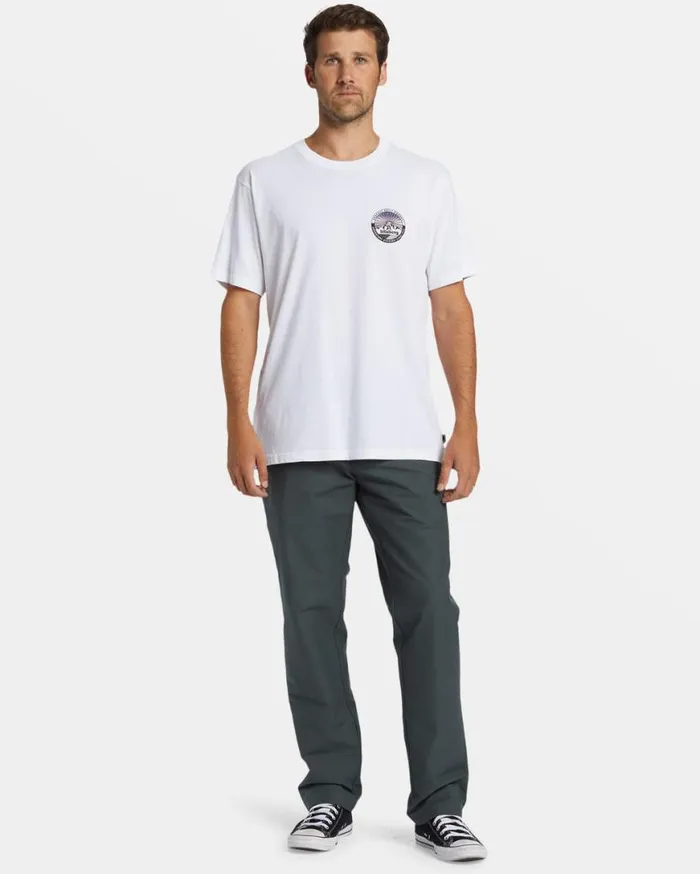 Men Billabong TShirts Rockies TShirt White Men Billabong TShirts Rockies TShirt White