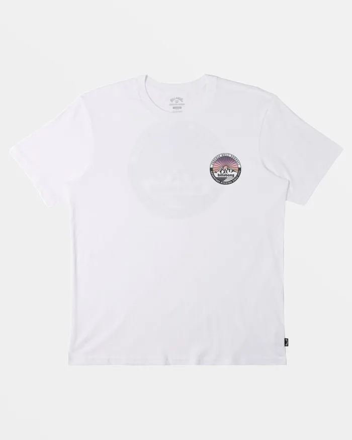 Men Billabong TShirts Rockies TShirt White Men Billabong TShirts Rockies TShirt White