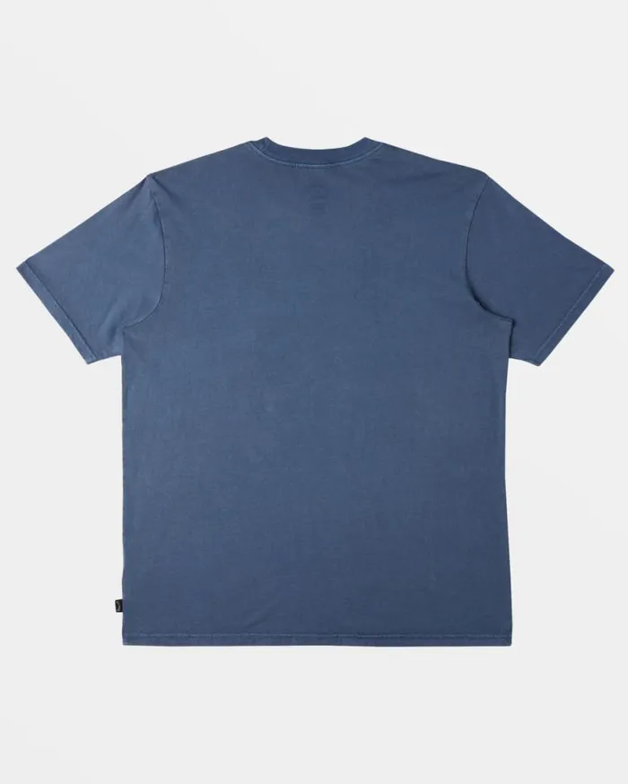 Men Billabong Wave Washed Essentials Essential TShirt Slate Blue Men Billabong Wave Washed Essentials Essential TShirt Slate Blue
