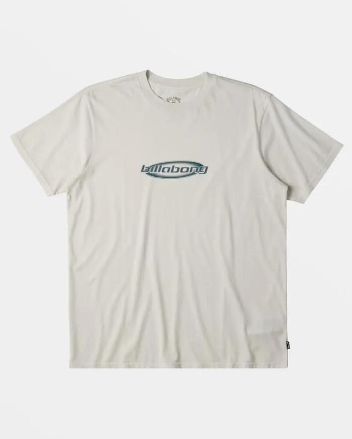 Men Billabong Wave Washed Essentials Throwback TShirt Fog Men Billabong Wave Washed Essentials Throwback TShirt Fog