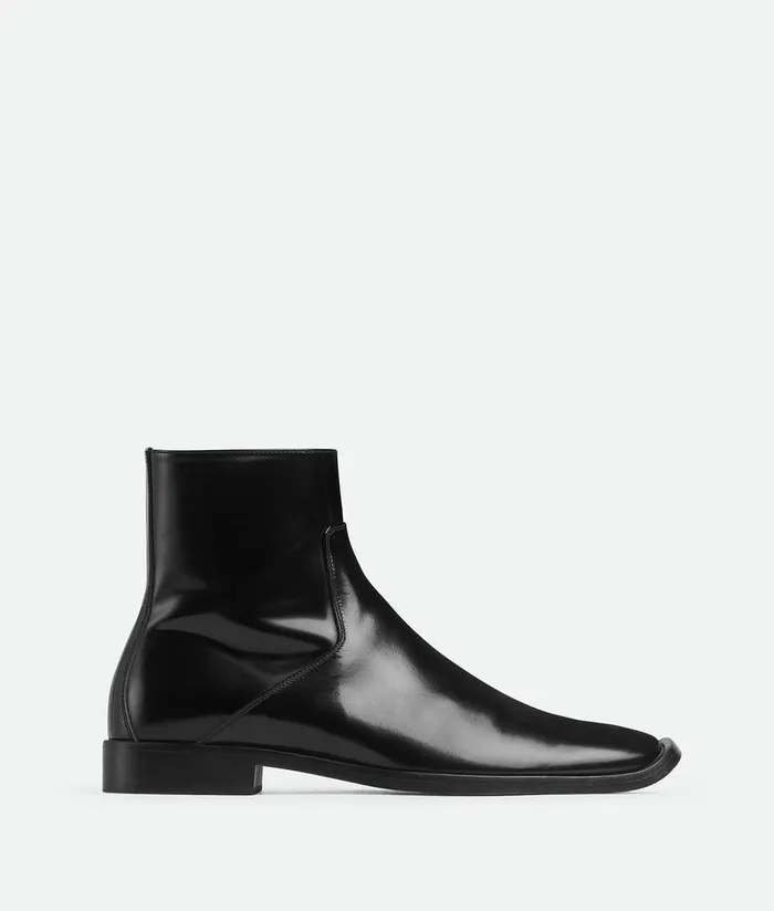 Men Boots Bottega Veneta Comma Ankle Boot Black