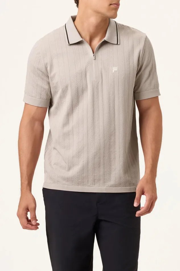 Men Challenger Cable Zip Polo 921 Goat Fila Tops and TShirts Men Challenger Cable Zip Polo 921 Goat Fila Tops and TShirts