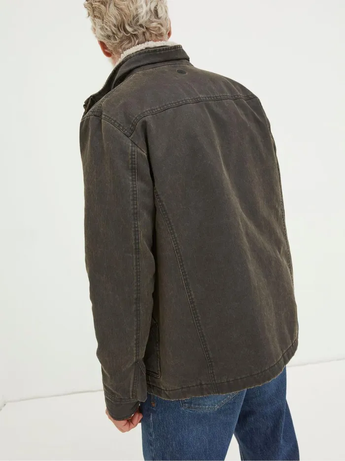 Men Coats and Jackets Fat Face Broadsands Brown Jacket