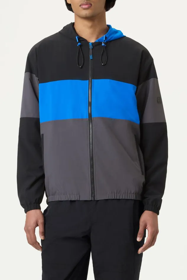 Men Defensive Block Jacket 009 Blackprince Blueasphalt Fila Coats and Jackets Men Defensive Block Jacket 009 Blackprince Blueasphalt Fila Coats and Jackets