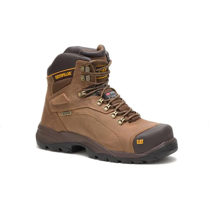 Men Diagnostic Hi Waterproof Thinsulate Steel Toe Work Boot Cat Footwear Boots