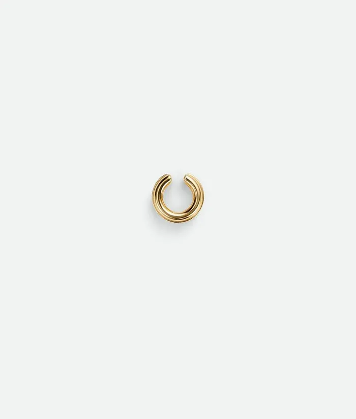 Men Earrings Bottega Veneta Watch Earcuff Yellow Gold