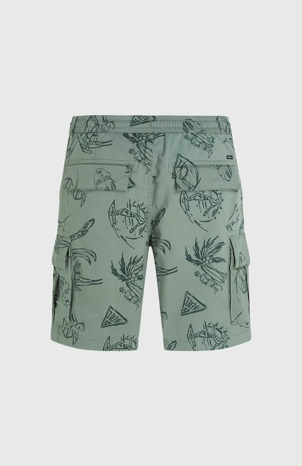 Men Essentials Cargo Shorts Green O039Neill Shorts Men Essentials Cargo Shorts Green O039Neill Shorts