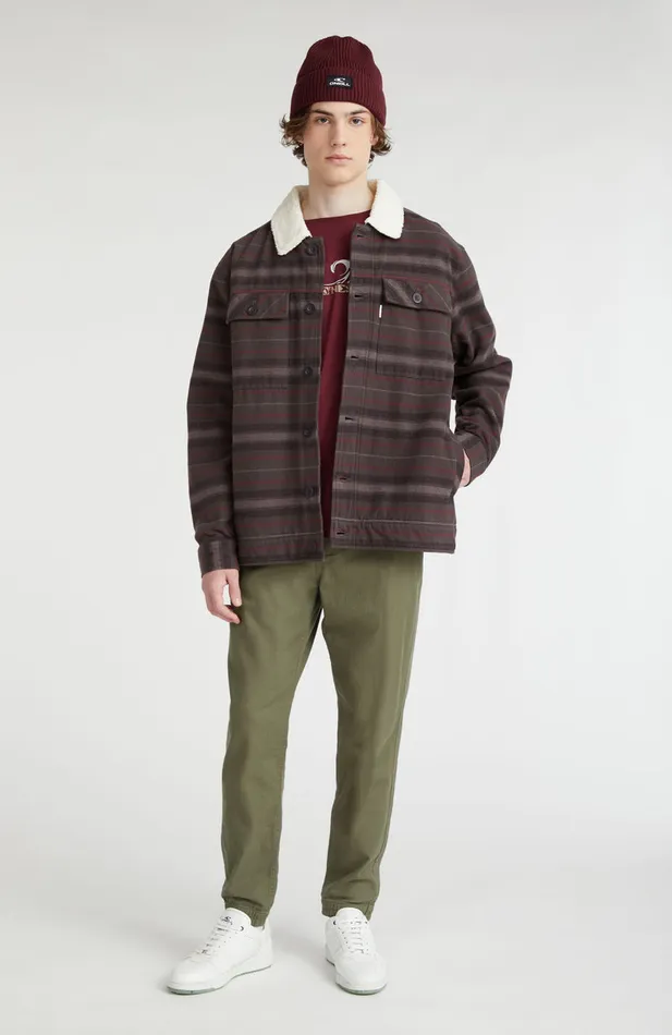 Men FleeceLined Jacket Grey O039Neill Jackets Men FleeceLined Jacket Grey O039Neill Jackets