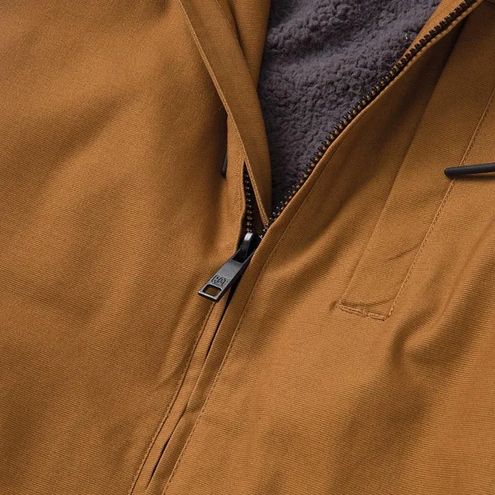 Men Hooded SherpaLined Jacket Cat Footwear Tops and Outerwear