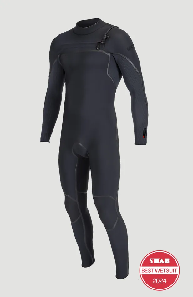 Men Hyperfreak Fire 43mm Chest Zip Full Wetsuit Black O039Neill Wetsuits