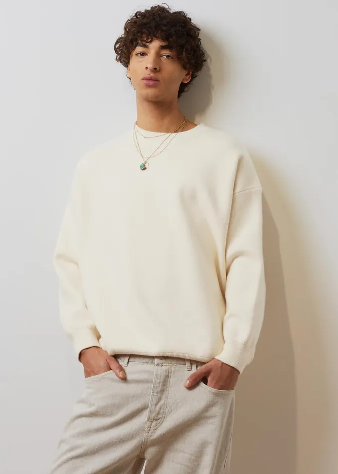 Men Knitwear The Frankie Shop Arne Sweater 8211 Cream