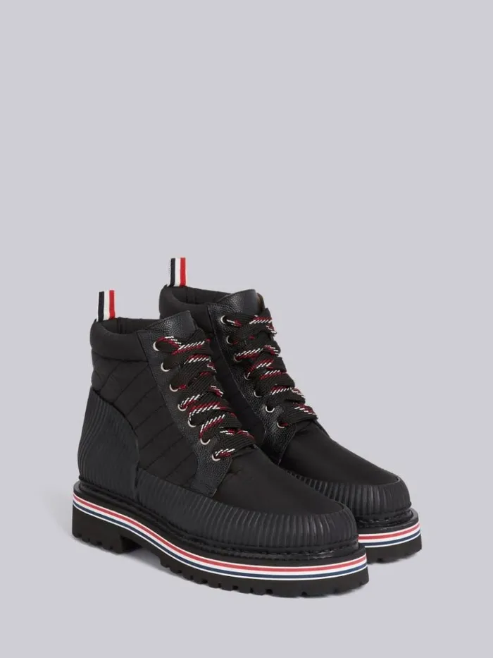 Men Nylon All Terrain Boot Black Thom Browne Boots