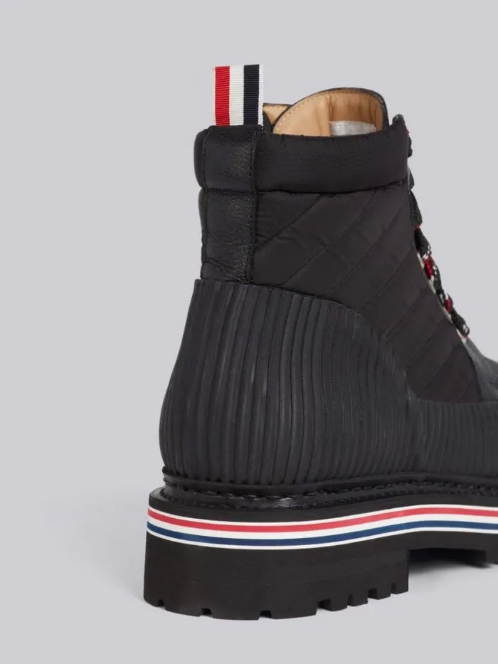 Men Nylon All Terrain Boot Black Thom Browne Boots