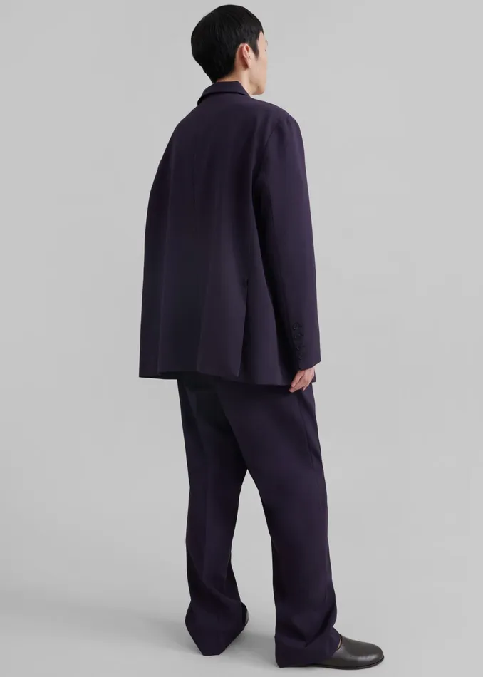 Men Outerwear The Frankie Shop Beo Blazer 8211 Purple