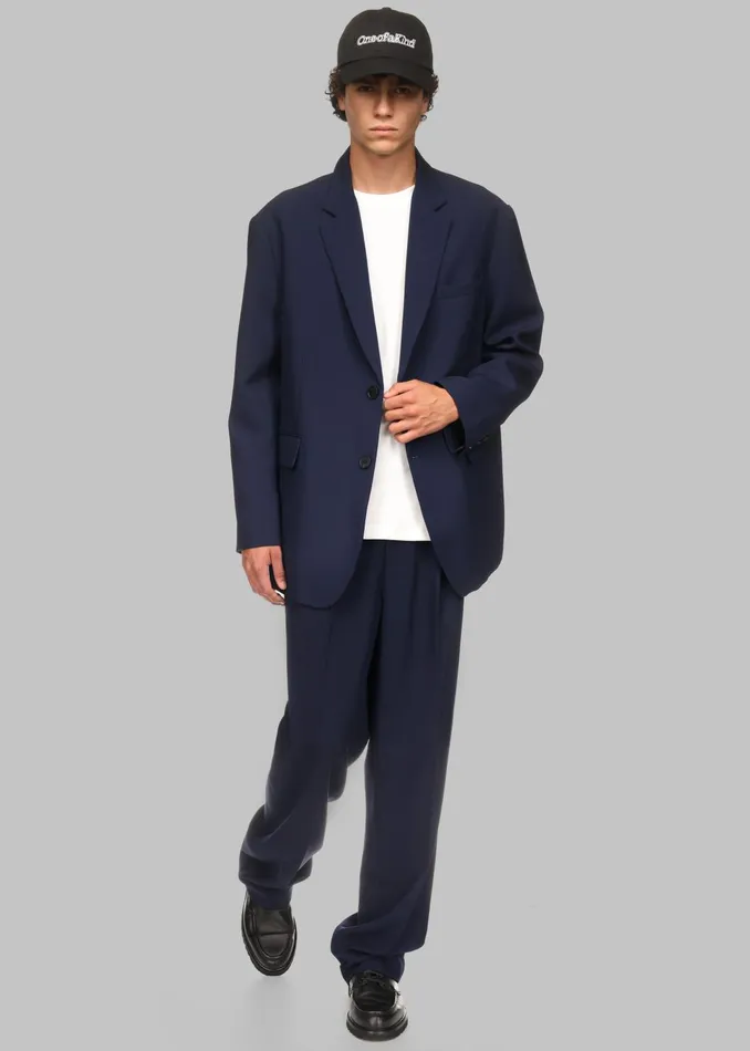 Men Outerwear The Frankie Shop Beo Blazer X Barbie 8211 Blue