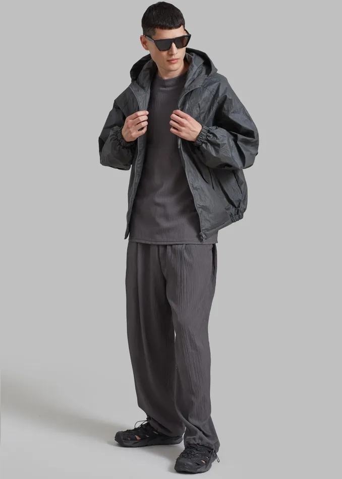 Men Outerwear The Frankie Shop Orlando Anorak 8211 Charcoal