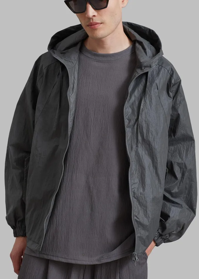 Men Outerwear The Frankie Shop Orlando Anorak 8211 Charcoal