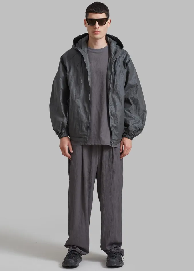 Men Outerwear The Frankie Shop Orlando Anorak 8211 Charcoal