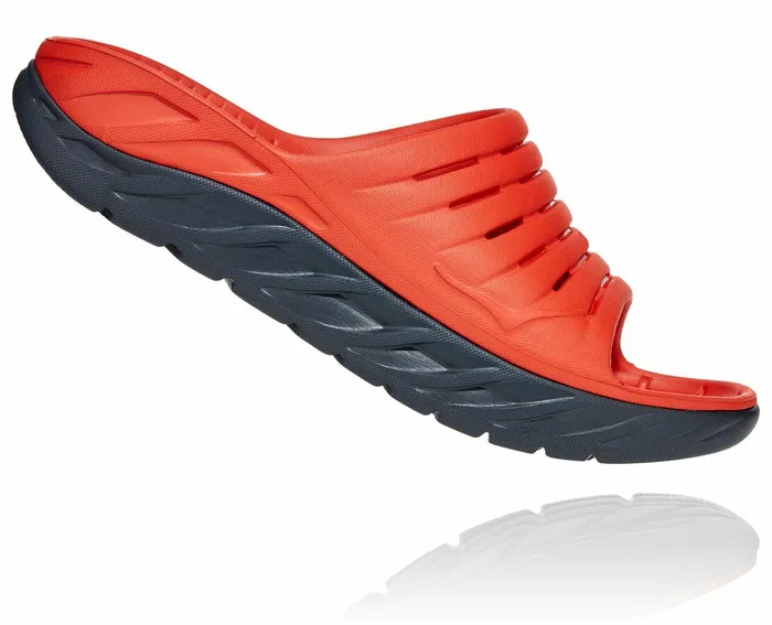 Men Recovery Sandals HOKA ONE ONE ORA Recovery Slide Fiesta Ombre Blue