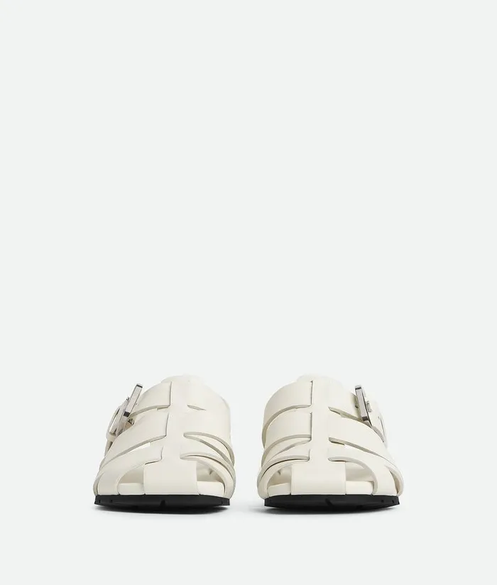 Men Sandals Bottega Veneta Alfie Sandal White