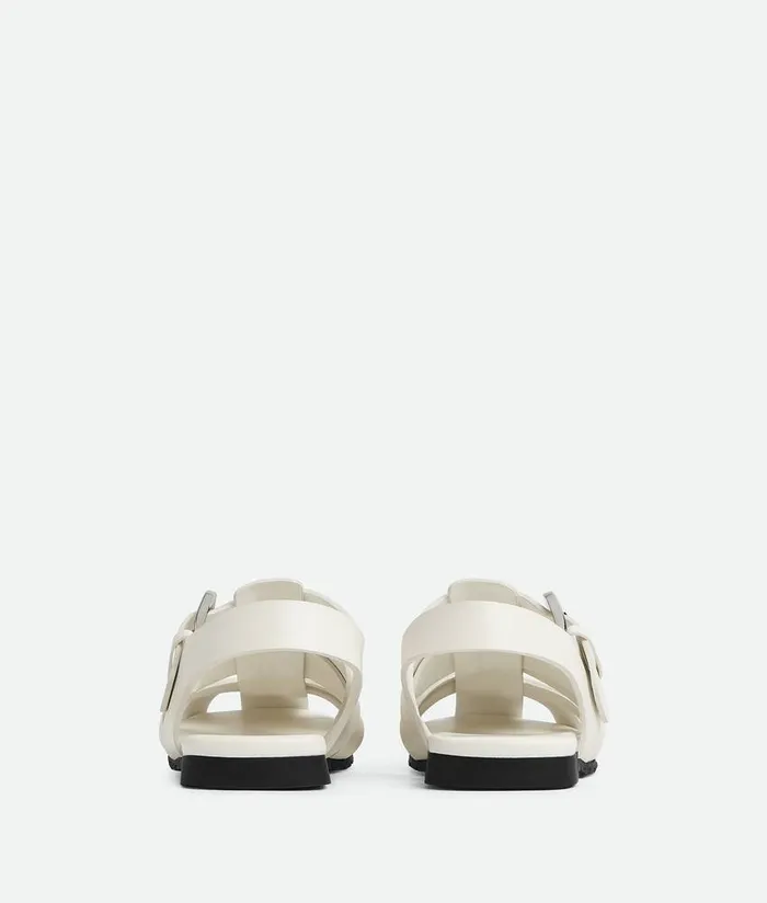 Men Sandals Bottega Veneta Alfie Sandal White