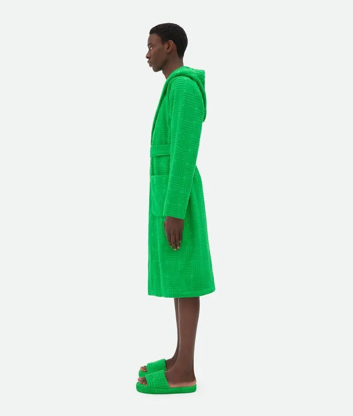 Men Sandals Bottega Veneta Resort Sponge Slide Grass
