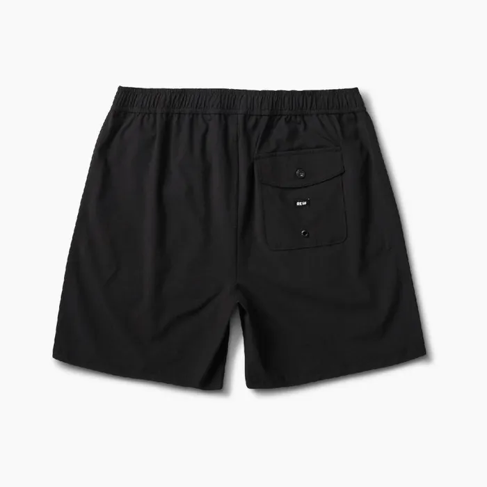 Men Shorts and Board Shorts Reef Fields Elastic Waist Walk Short 17 Caviar