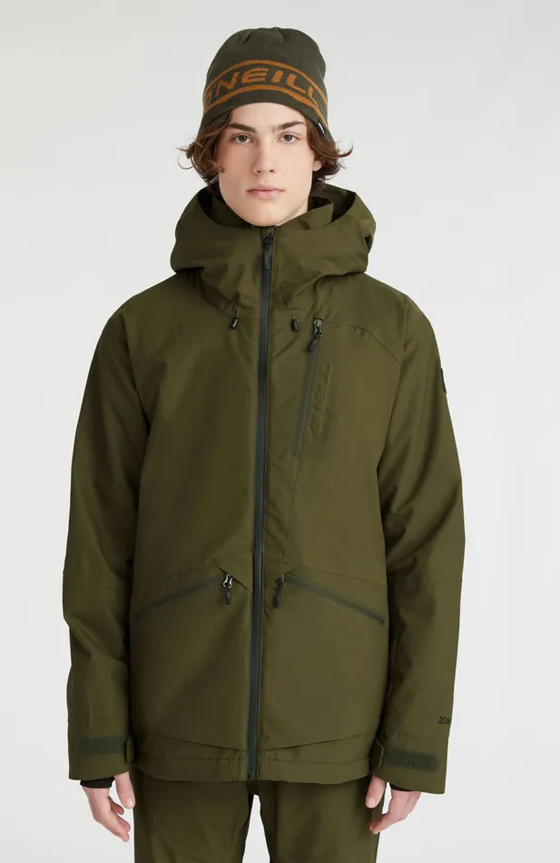 Men Total Disorder Snow Jacket Green O039Neill Ski Jackets