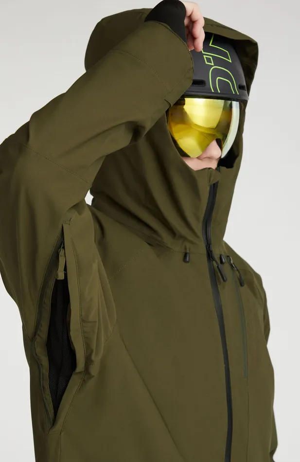 Men Total Disorder Snow Jacket Green O039Neill Ski Jackets Men Total Disorder Snow Jacket Green O039Neill Ski Jackets