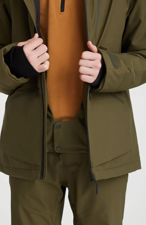 Men Total Disorder Snow Jacket Green O039Neill Ski Jackets Men Total Disorder Snow Jacket Green O039Neill Ski Jackets