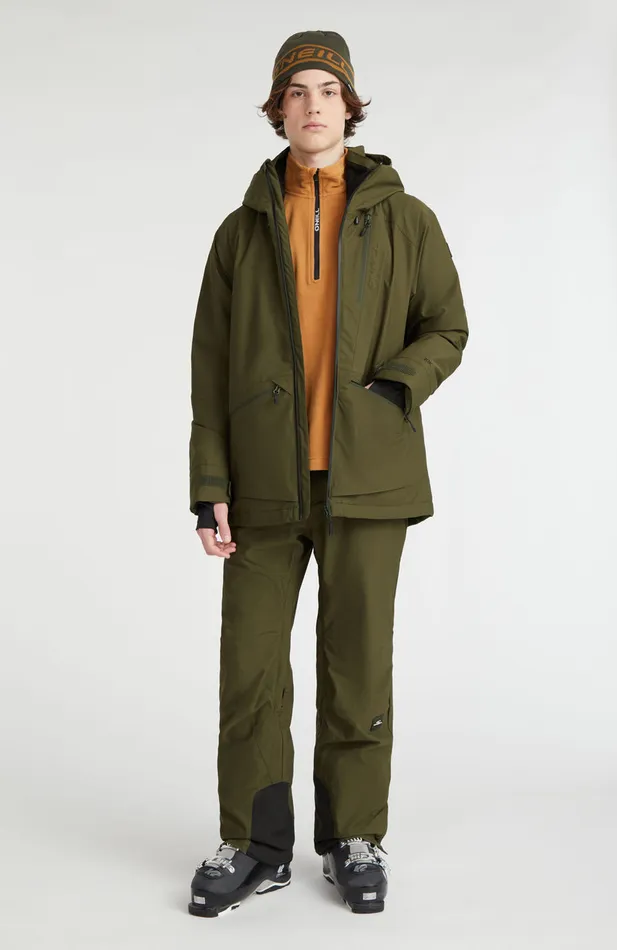 Men Total Disorder Snow Jacket Green O039Neill Ski Jackets Men Total Disorder Snow Jacket Green O039Neill Ski Jackets