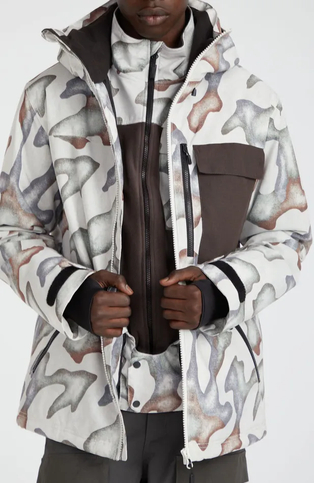 Men Utility Snow Jacket Beige O039Neill Ski Jackets Men Utility Snow Jacket Beige O039Neill Ski Jackets