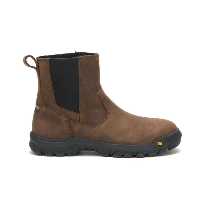 Men Wheelbase Steel Toe Work Boot Cat Footwear Boots