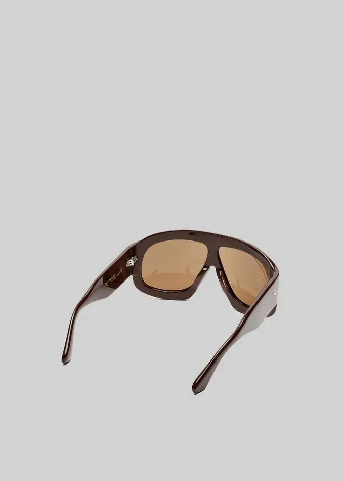 MenWomen The Frankie Shop Port Tanger Mari Sunglasses 8211 Alkakaw AcetateTobacco