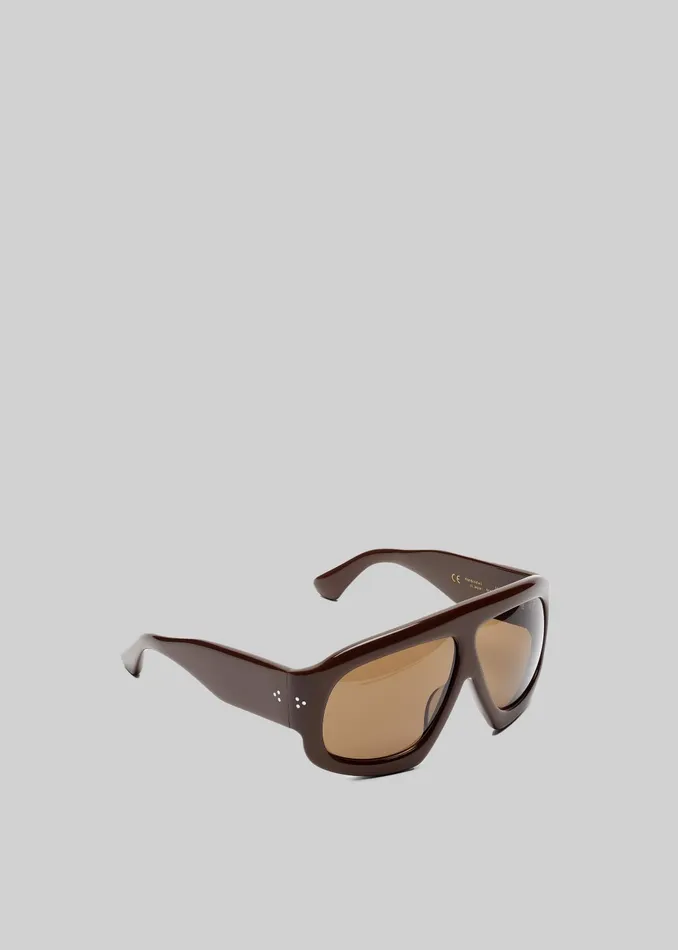 MenWomen The Frankie Shop Port Tanger Mari Sunglasses 8211 Alkakaw AcetateTobacco