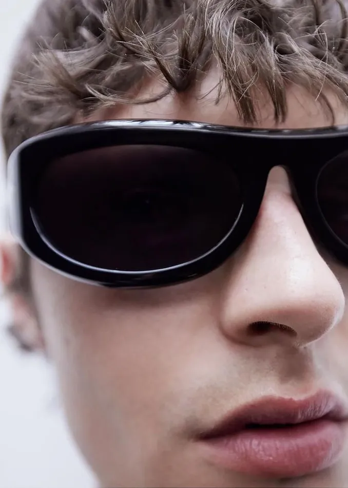 MenWomen The Frankie Shop Port Tanger Safaa Sunglasses 8211 Black AcetateBlack Lens