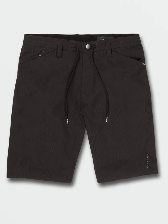 Mens 91 Trails Hybrid Shorts 8211 Black Volcom Shorts