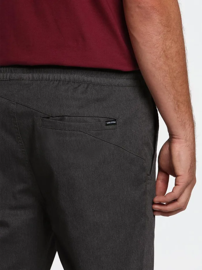 Mens Frickin Slim Jogger Pants 8211 Charcoal Heather Volcom Pants