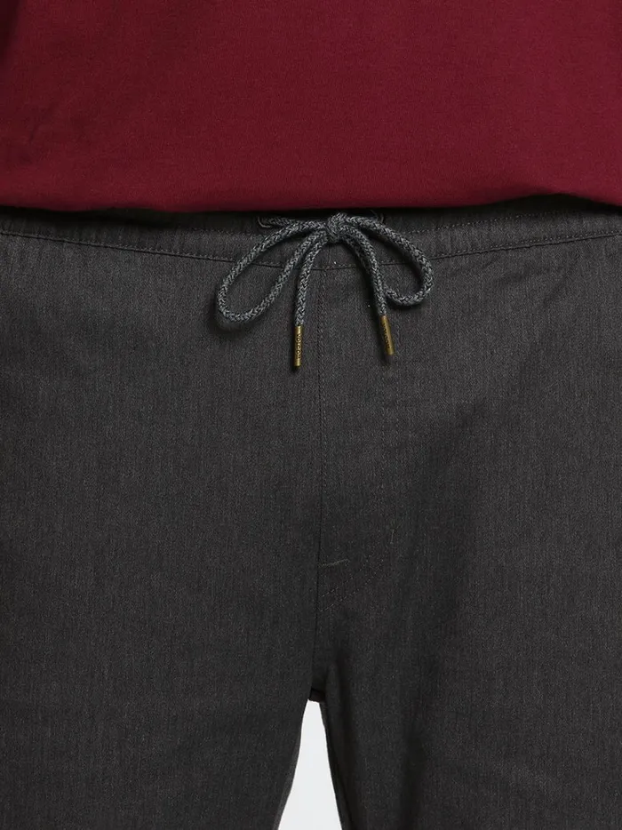 Mens Frickin Slim Jogger Pants 8211 Charcoal Heather Volcom Pants