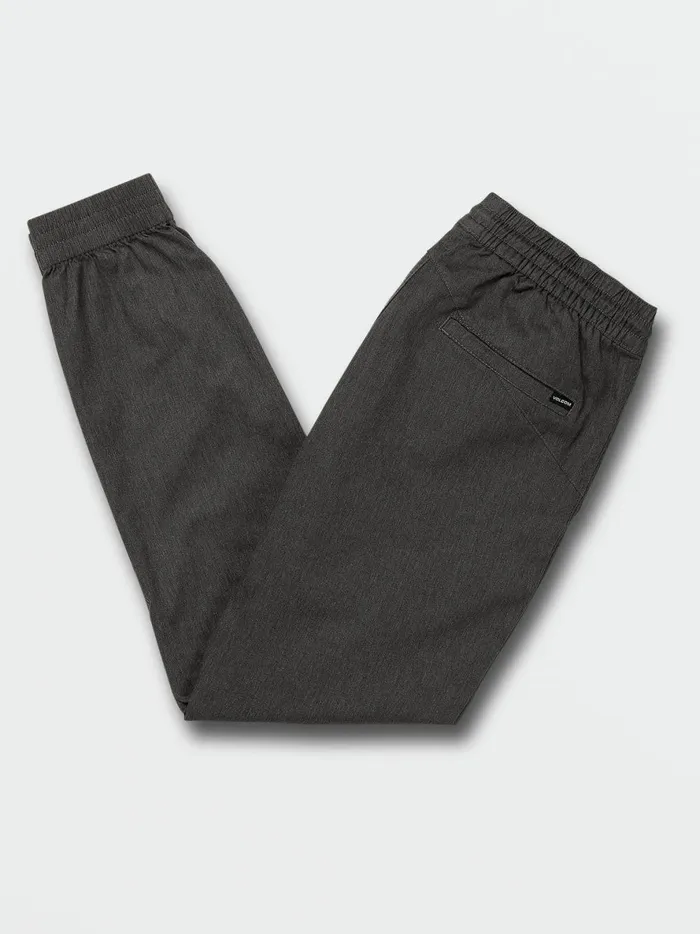 Mens Frickin Slim Jogger Pants 8211 Charcoal Heather Volcom Pants