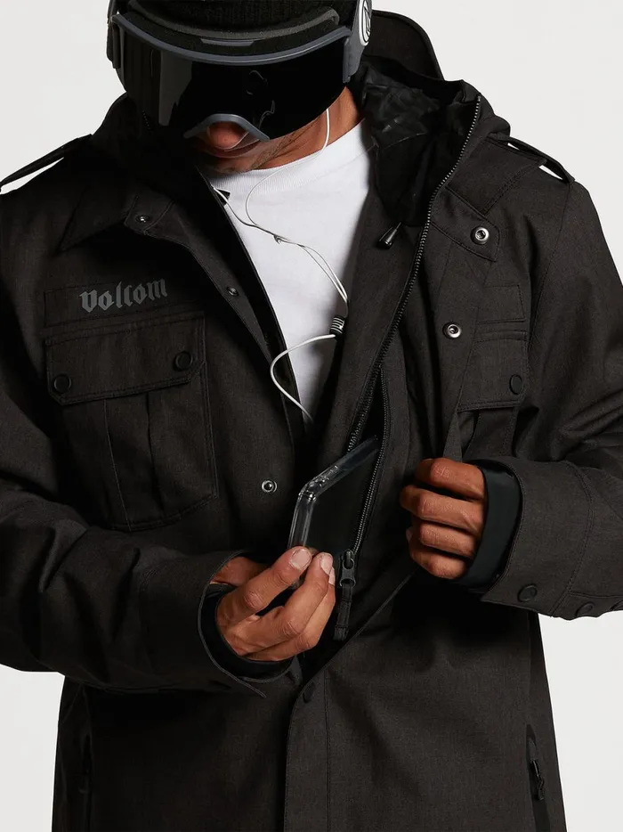 Mens Mens Creedle2Stone Jacket 8211 Army 2020 Volcom Jackets
