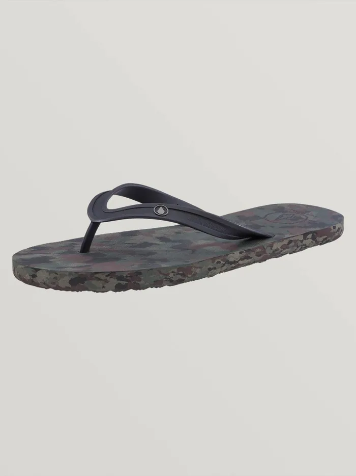 Mens Rocker 2 Solid Sandals 8211 Dark Camo Volcom Sandals