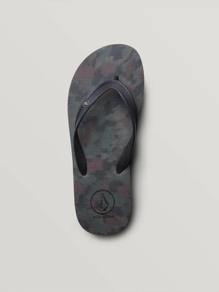 Mens Rocker 2 Solid Sandals 8211 Dark Camo Volcom Sandals