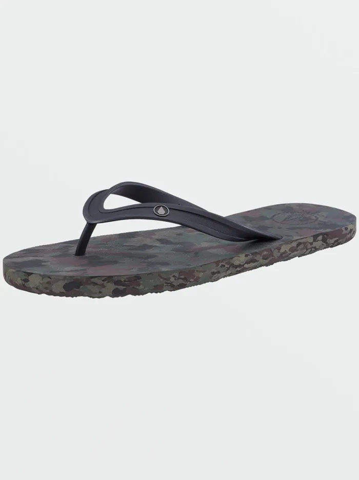Mens Rocker 2 Solid Sandals 8211 Dark Camo Volcom Sandals