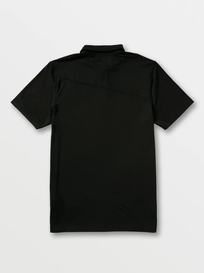 Mens Wowzer Hazard Performance Polo 8211 Black Volcom Shirts and Flannels