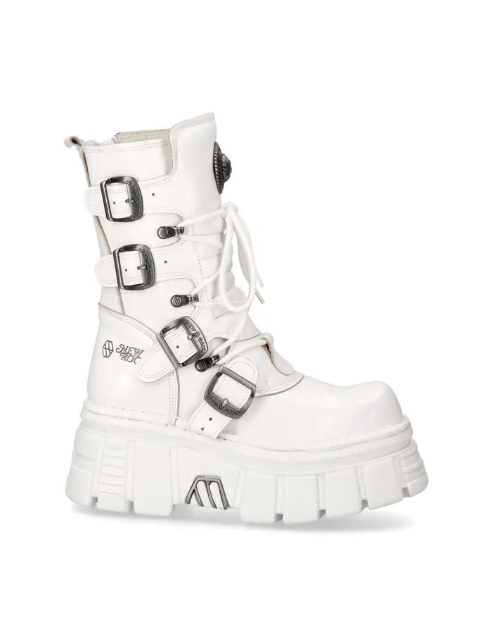 Metallic M373C88 WomenMen New Rock Boots