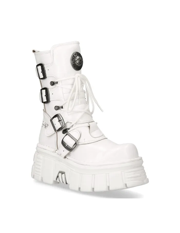 Metallic M373C88 WomenMen New Rock Boots